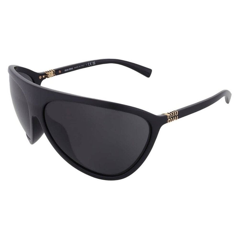 FX06812B New Miu Miu Dark Grey Irregular Ladies S… - image 5